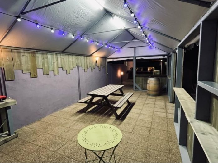 L'espace commun du camping GCA, camping en Gironde